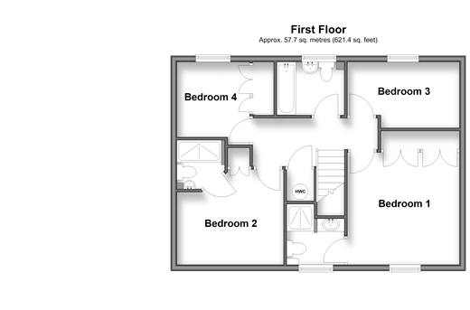 Sweet Bay Crescent, Ashford floorplan