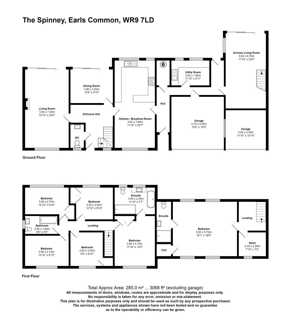The Spinney, Earls Common, Droitwich WR9, 5 bedroom detached house for