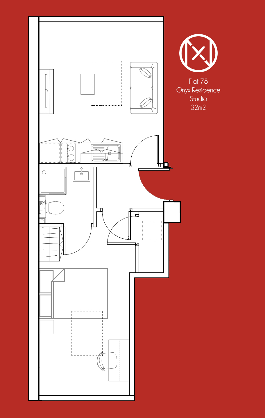 1 Bedrooms Flat to rent in Onyx Residence, 111 St Mary's Road, Sheffield S2