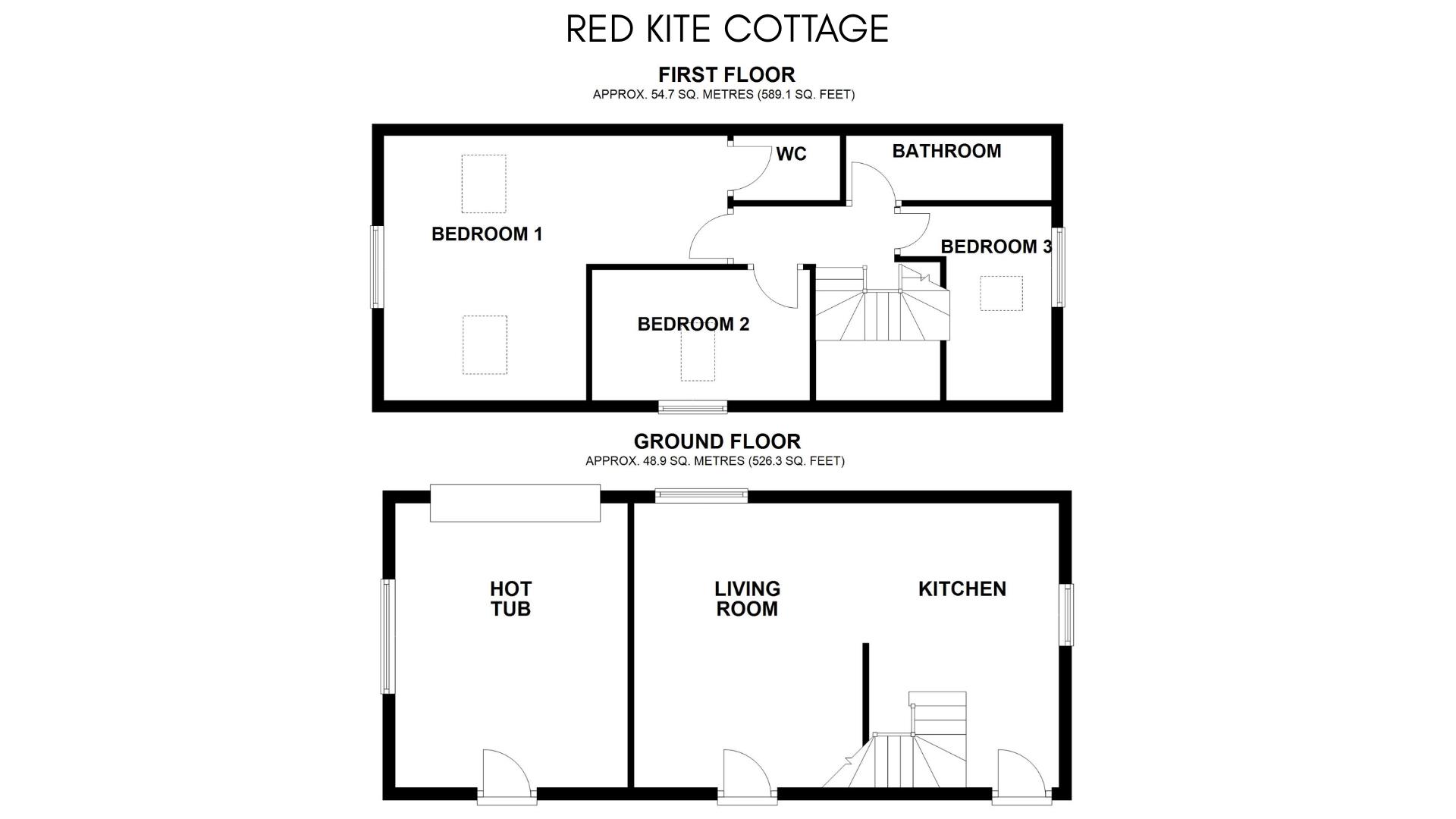 1-5, Rowley Stone Cottages, Consett floorplan