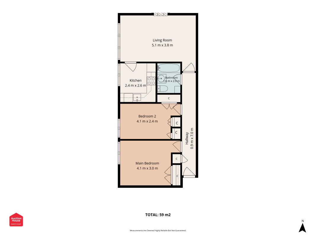 78 Edgmond Court, Sunderland floorplan