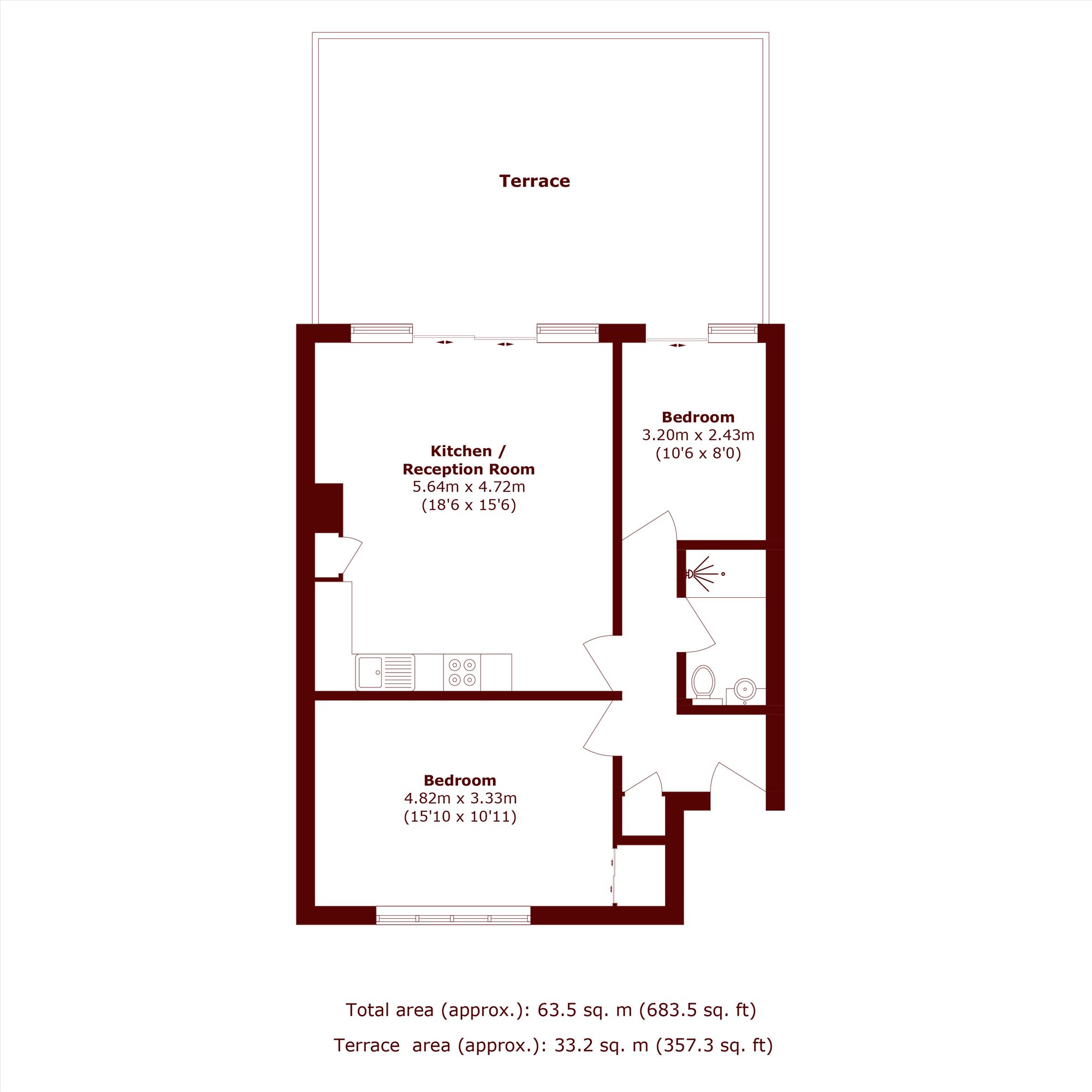 Barrhill Road, London floorplan