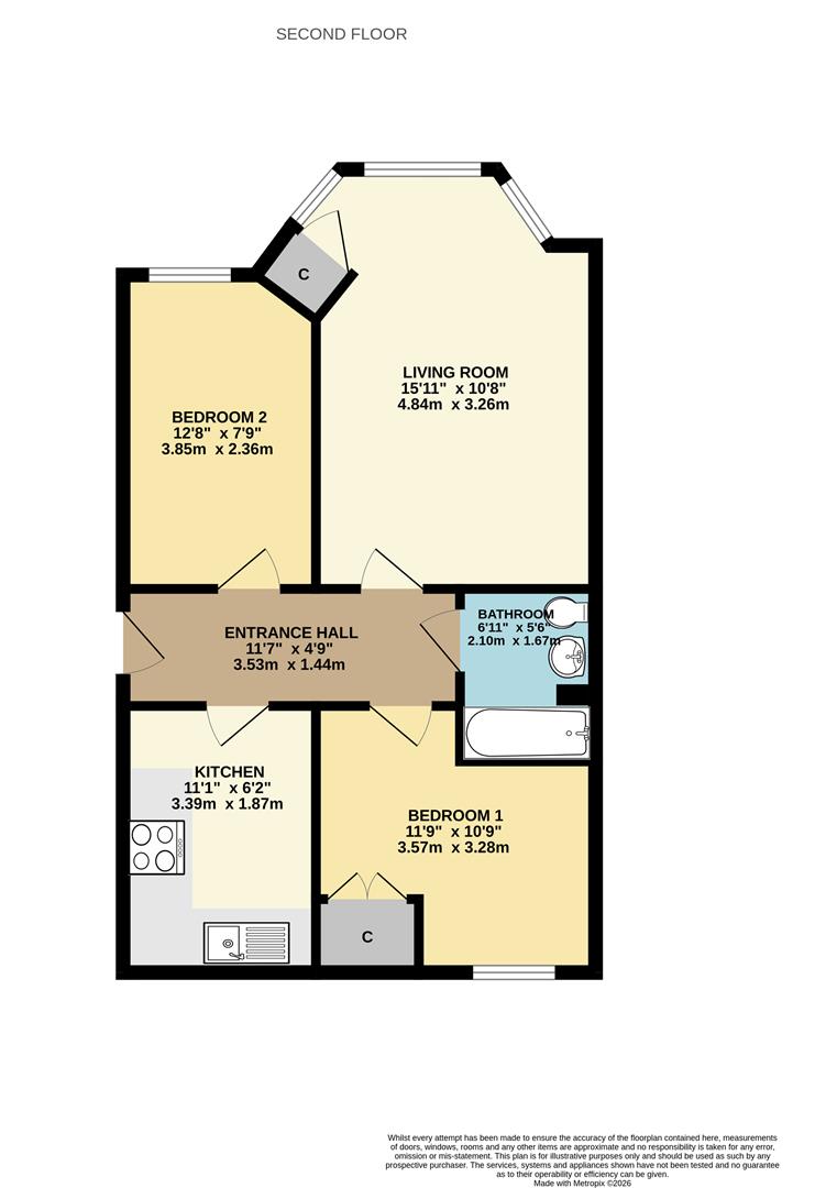 Flat 10, 25-29, Ashburnham Road, Hastings floorplan