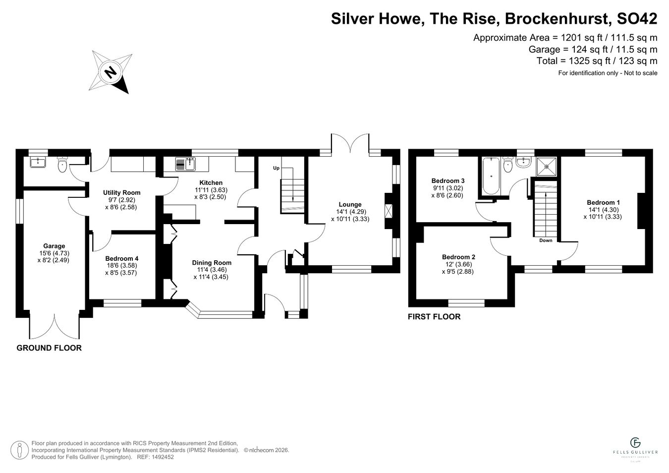 Silver Howe, The Rise, Brockenhurst floorplan