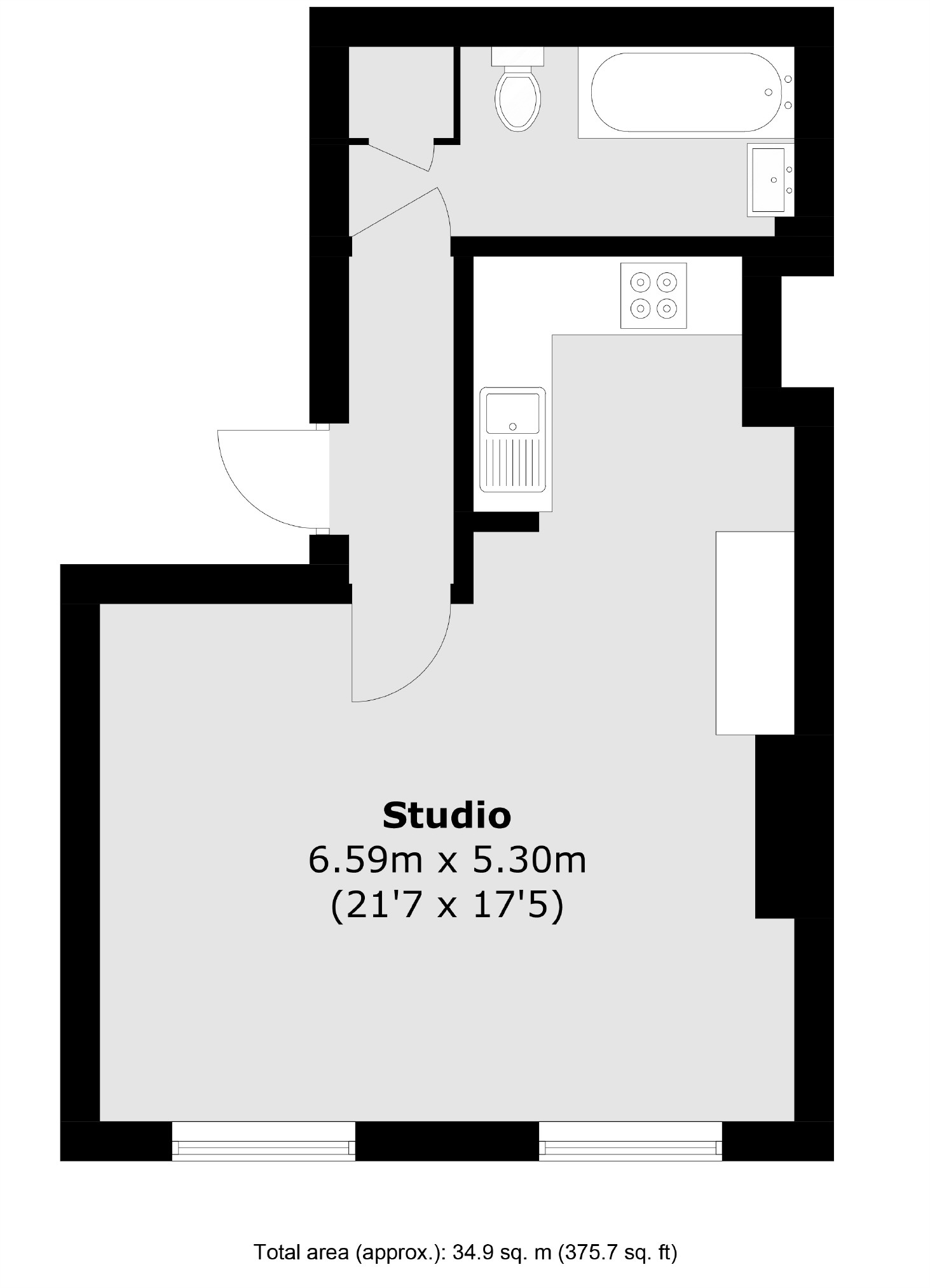 53B, Broad Street, Teddington floorplan