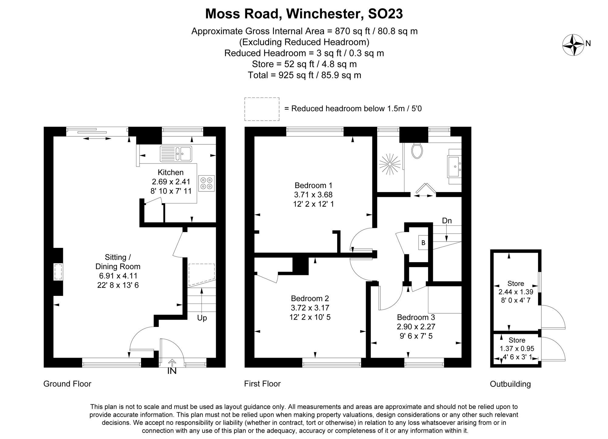 6 Moss Road, Winchester floorplan