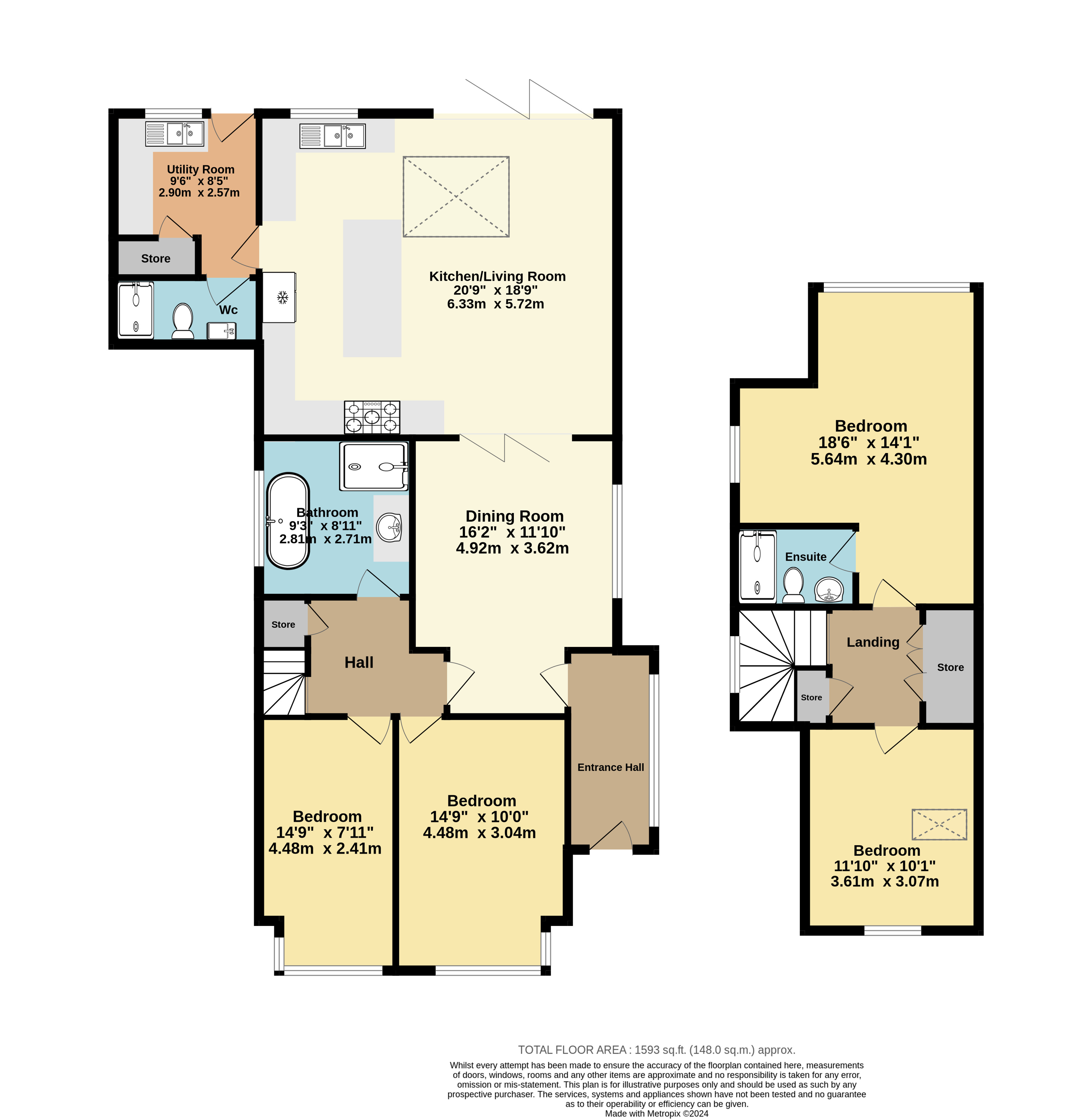 22, St. Mildreds Avenue, Broadstairs floorplan
