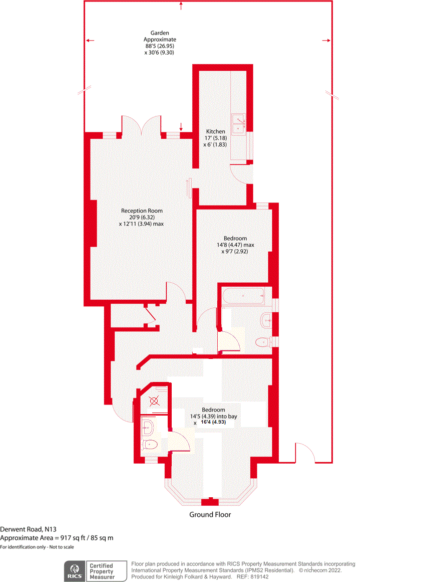 Derwent Road, London N13, 2 bedroom flat for sale 65479175