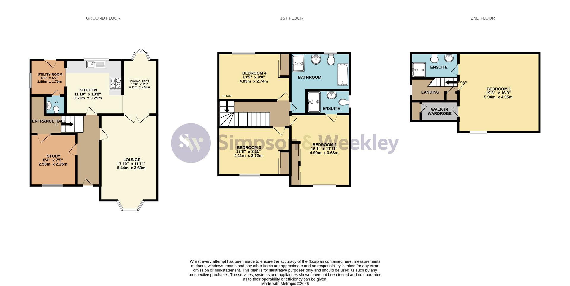 4, Spencer Road, Wellingborough floorplan