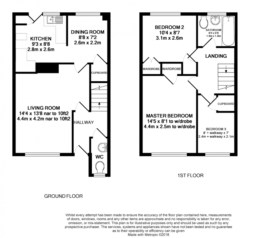 3 Bedrooms Terraced house for sale in Tees Close, Farnborough GU14