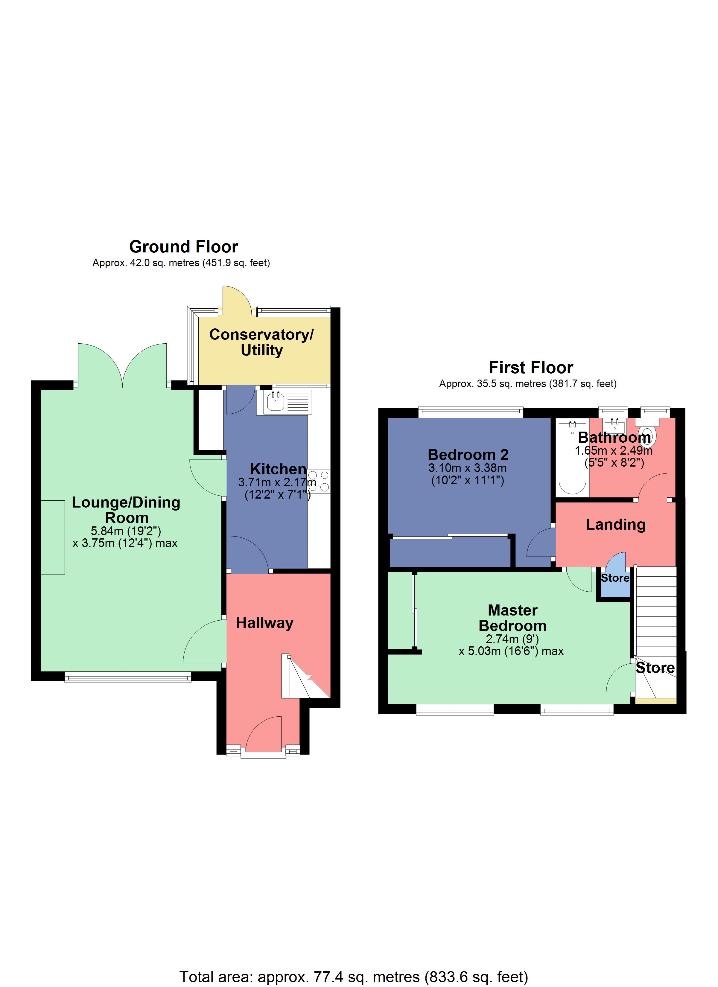 2 Bedrooms Terraced house for sale in Fairfolds, Watford, Hertfordshire WD25