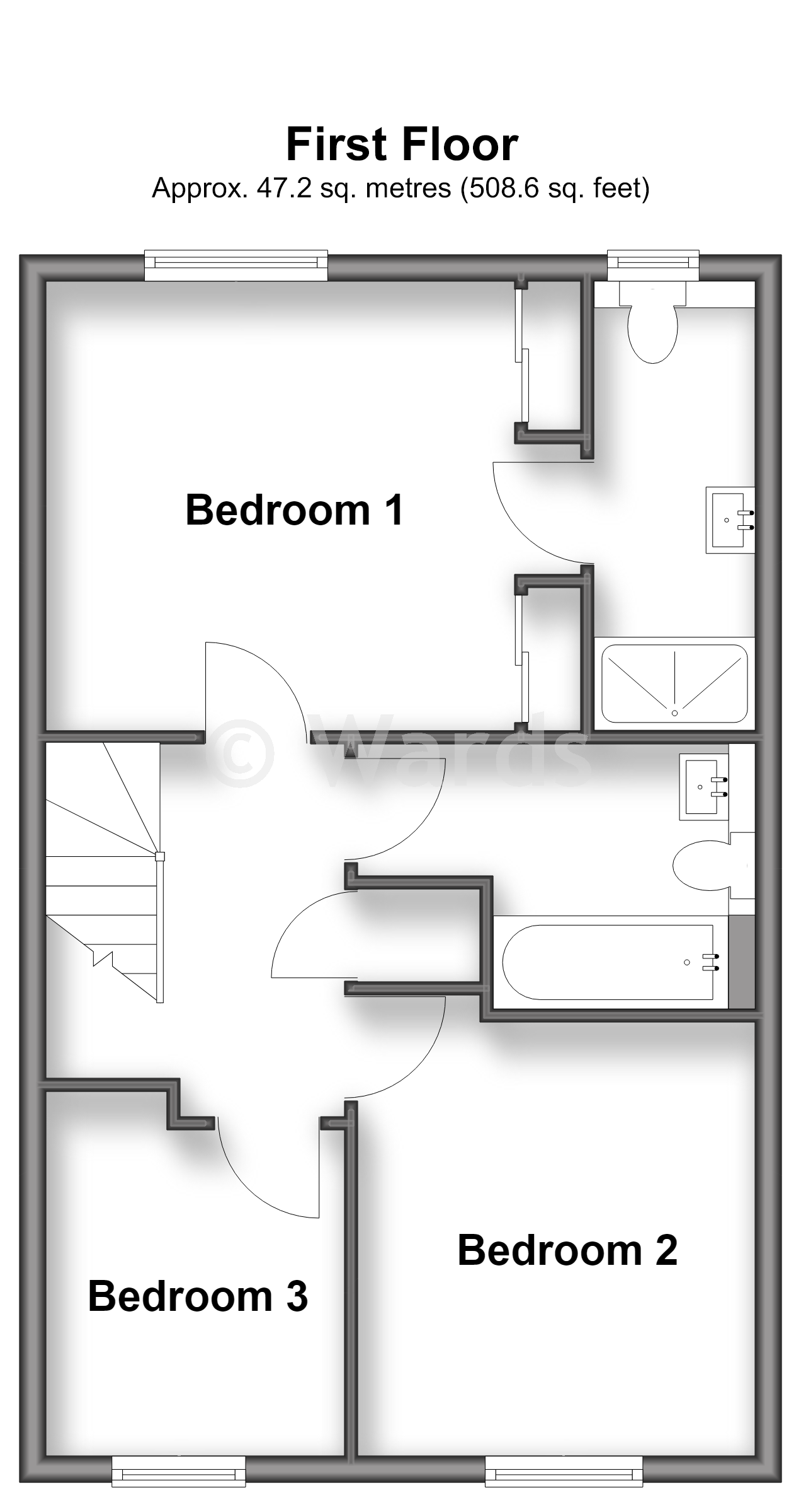 14, Cuthbert Close, Maidstone floorplan