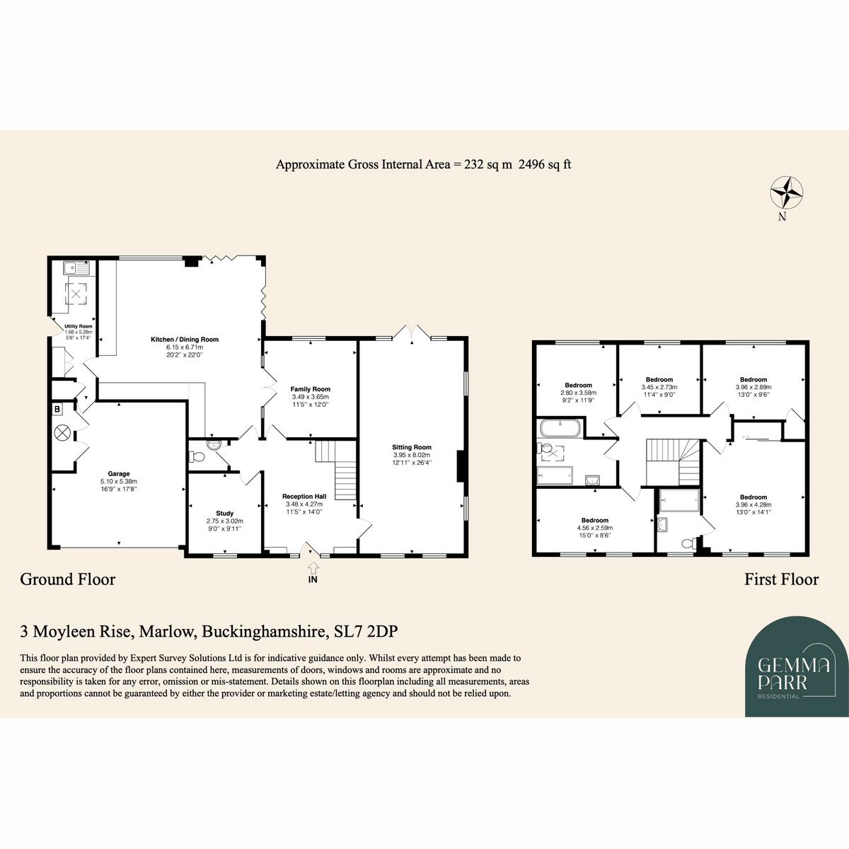 3, Moyleen Rise, Marlow floorplan