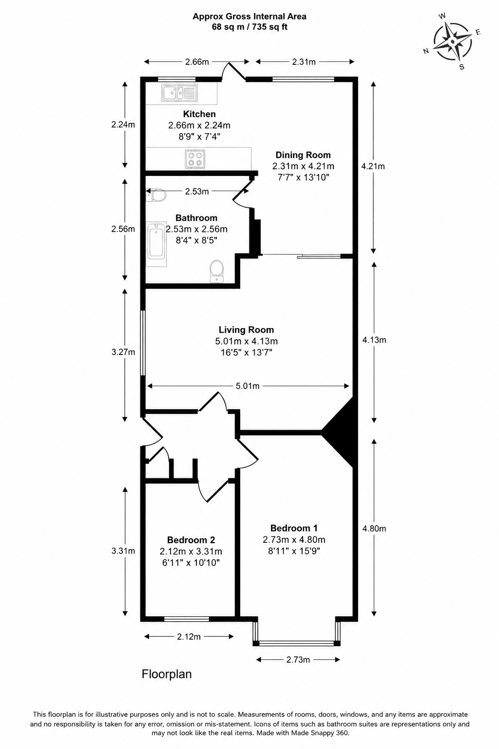 26, Beverly Close, Gosport floorplan