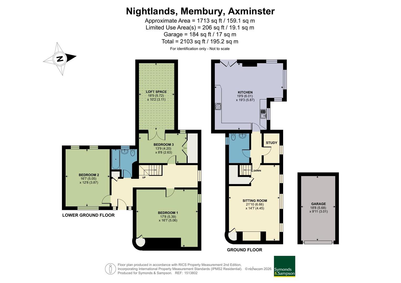 Nightlands, Axminster floorplan