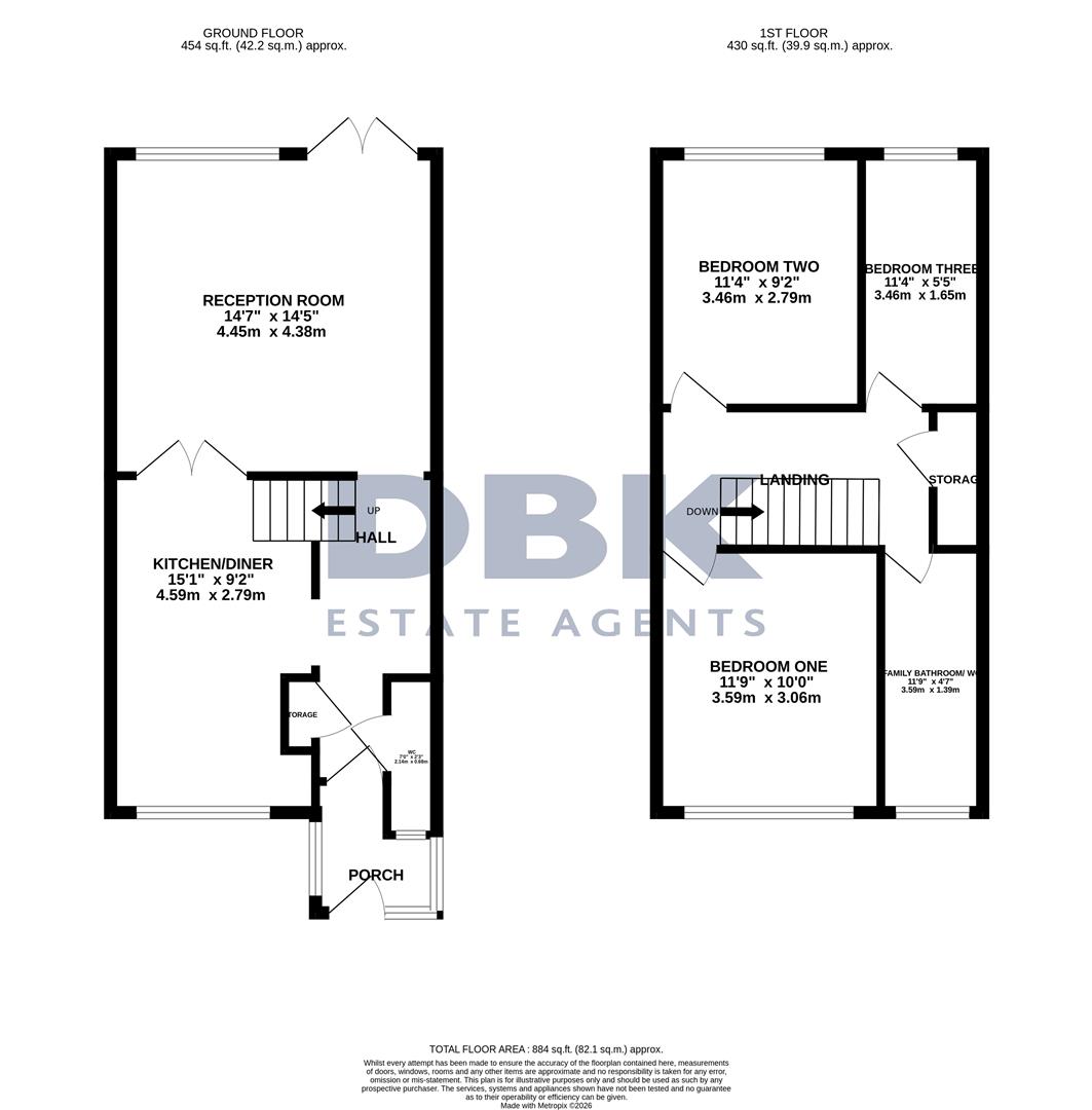 91, Wheatlands, Heston floorplan