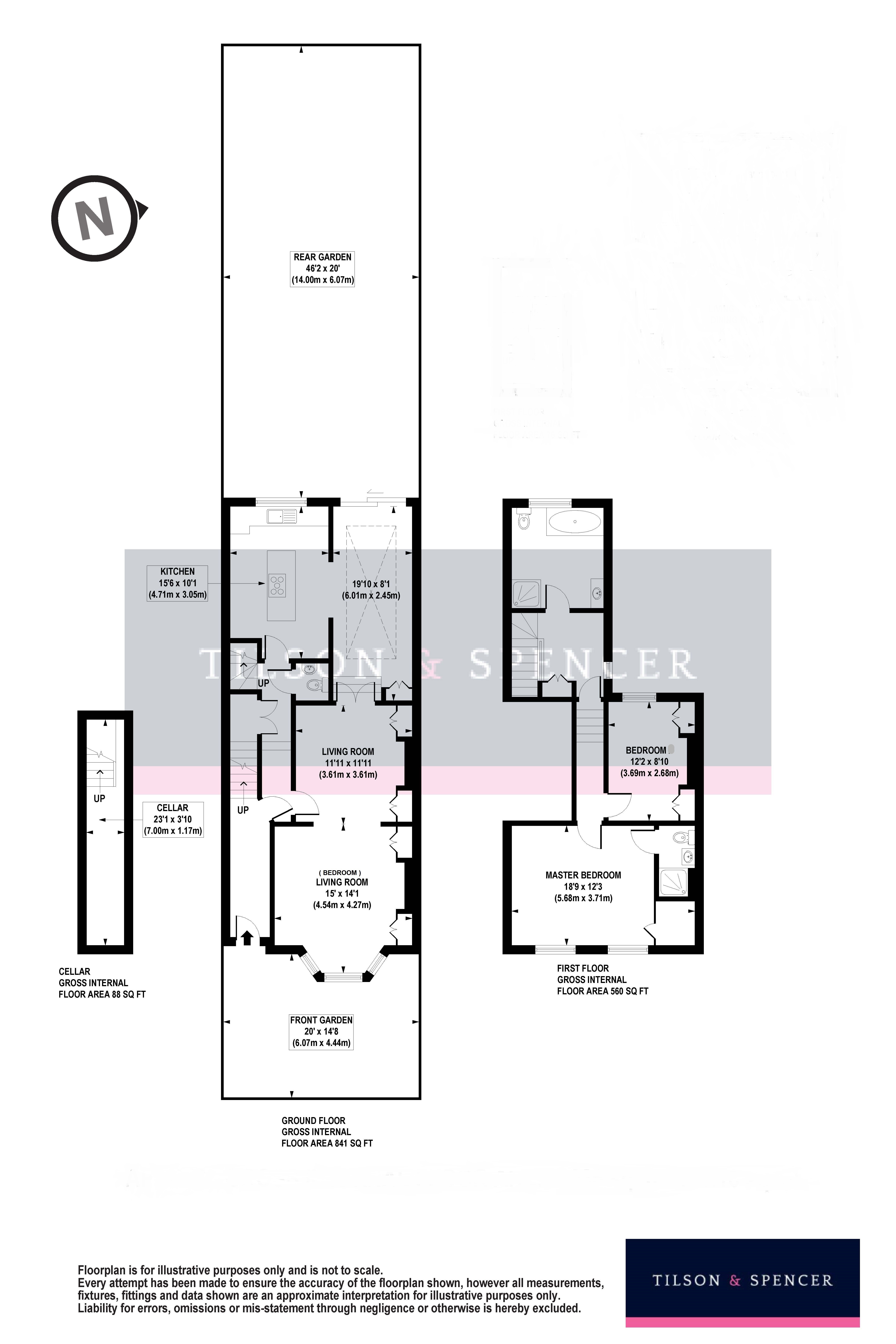 25a, Eldon Road, London floorplan