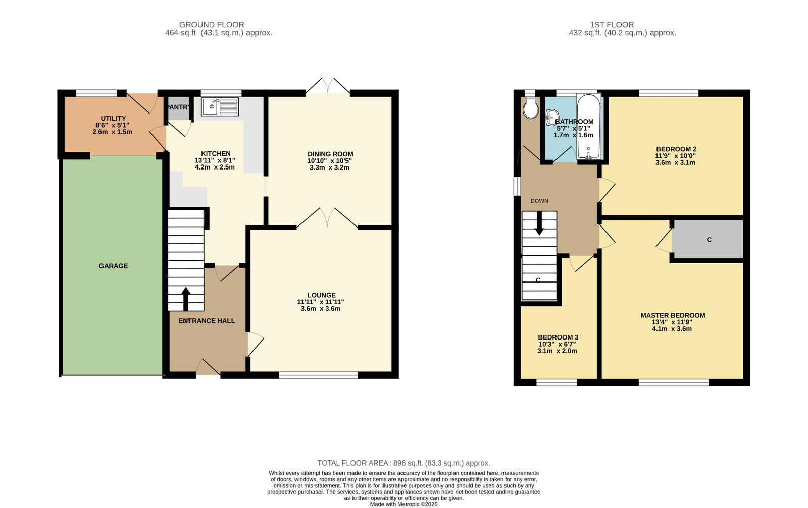 206, Burden Road, Beverley floorplan