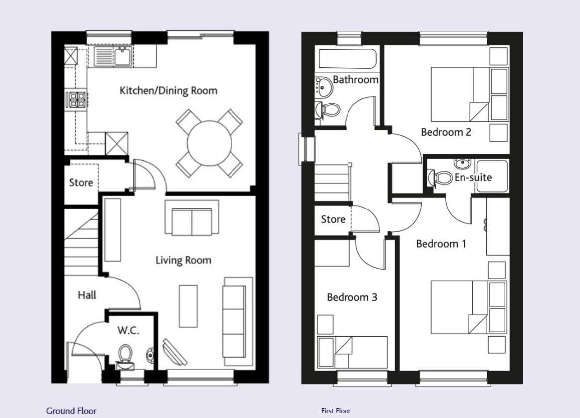 Plot 110 The Hazel, Hadrian Way Drive, Romans Walk, Market Rasen floorplan