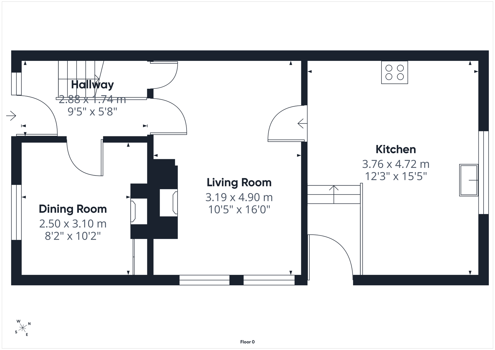 South View, Whitecroft Road, Lydney floorplan