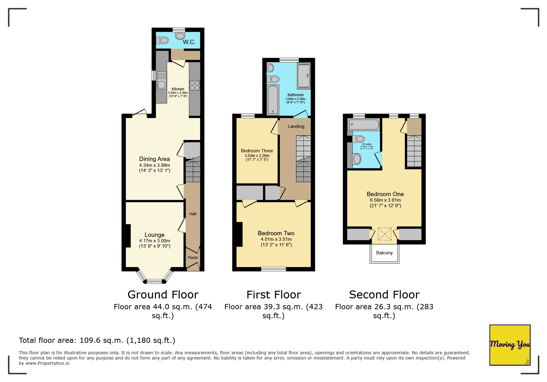 97 Luckwell Road, Bristol floorplan