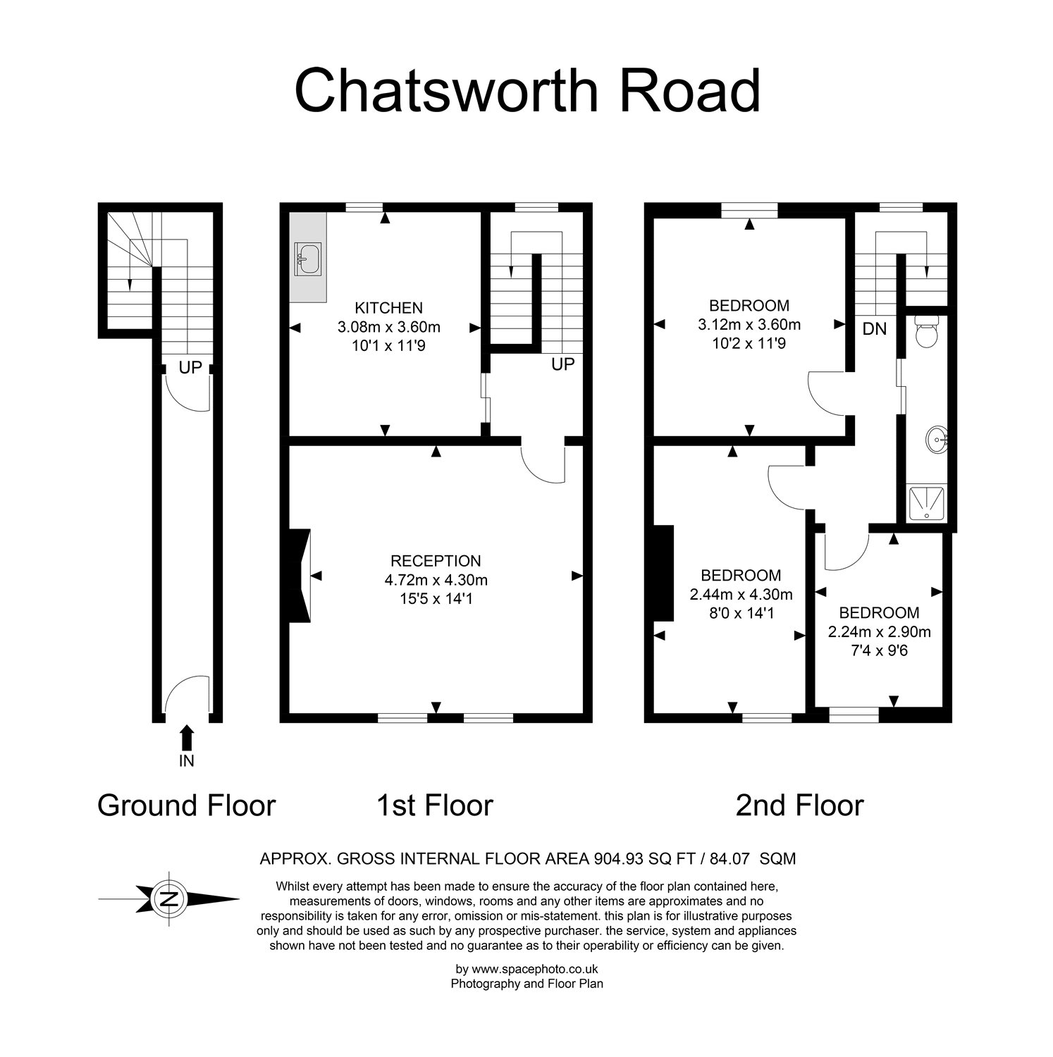 3 Bedrooms Flat to rent in Chatsworth Road, London E5