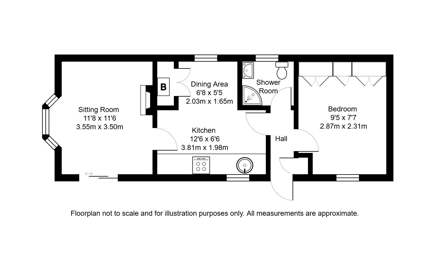 12 Brooks Close, Shipbourne Road, Tonbridge floorplan