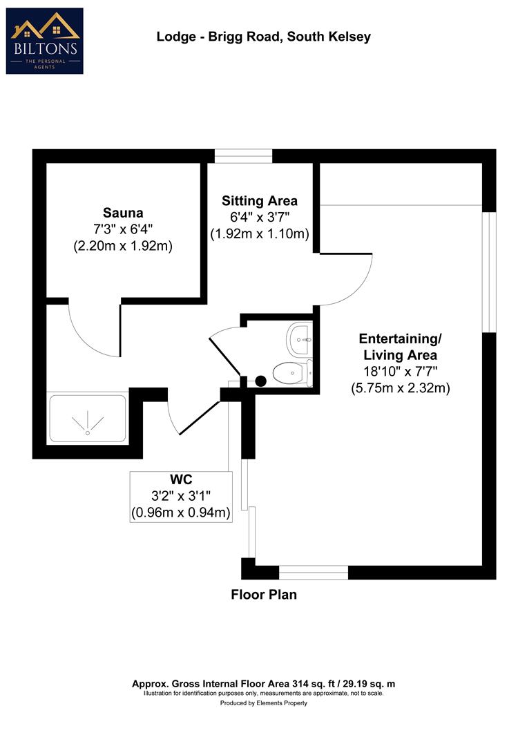 Cymbeline, Brigg Road, South Kelsey floorplan