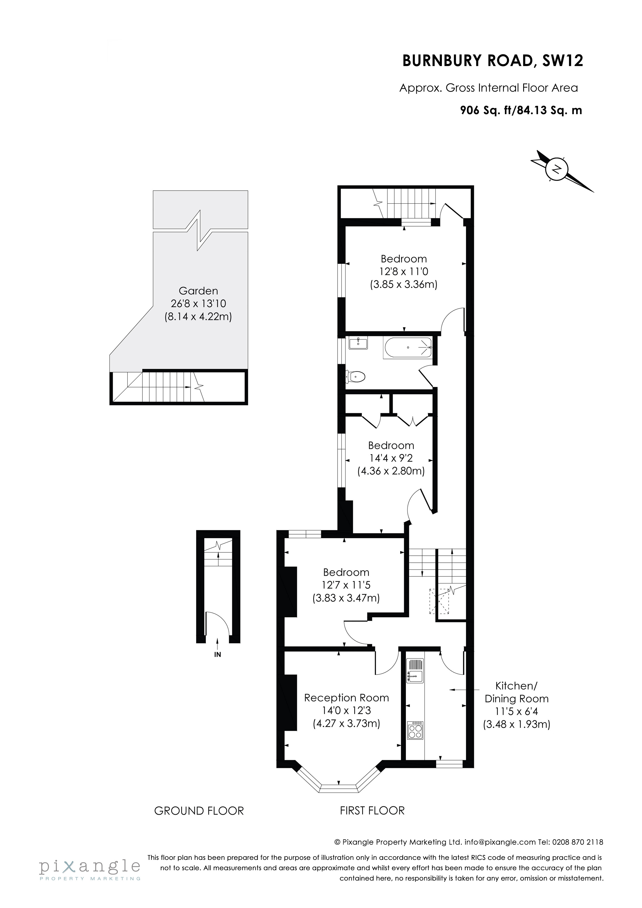 Burnbury Road, London floorplan
