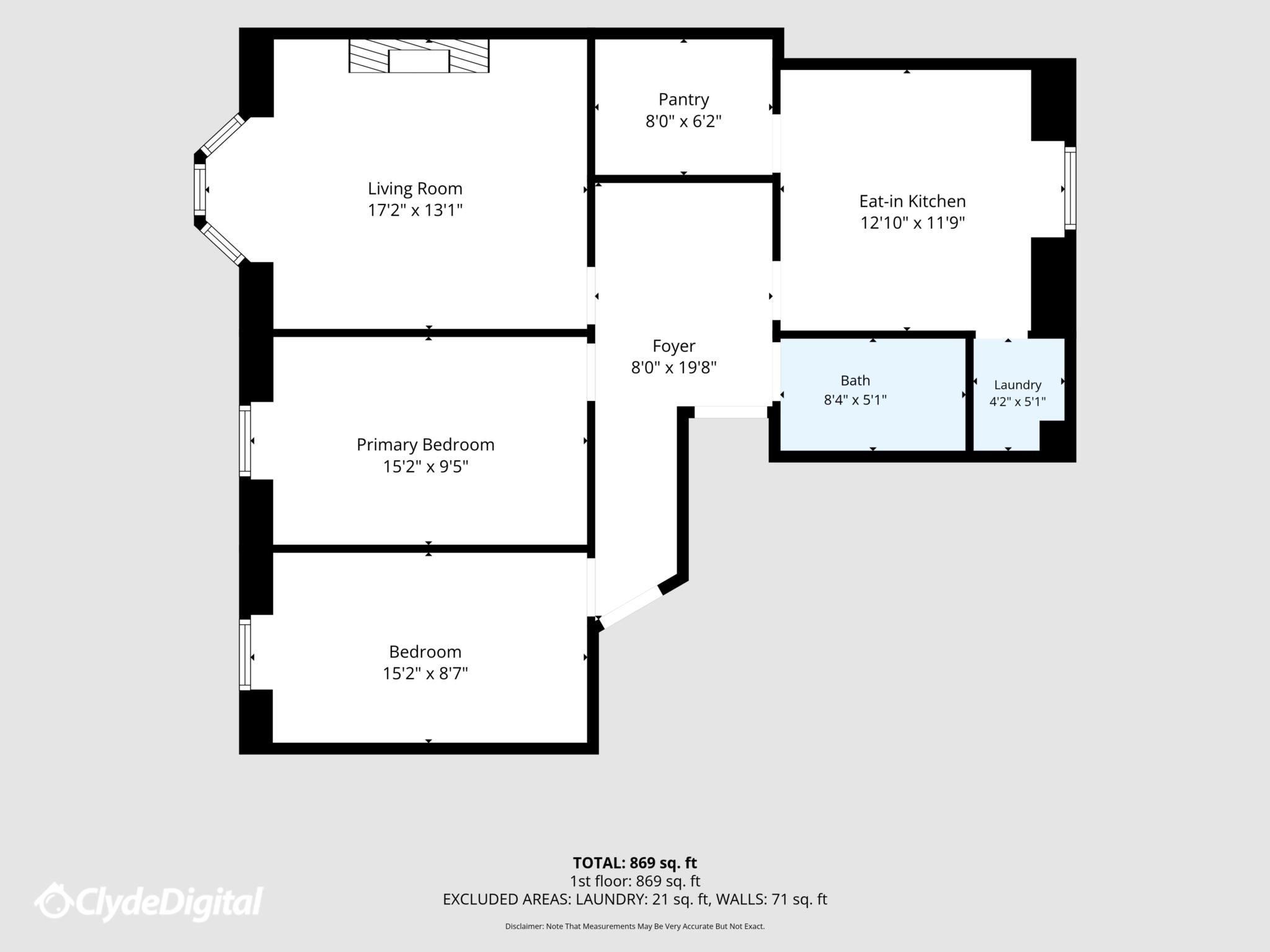 Flat 6, 1 Carlton Place, Moss Road, Kilmacolm floorplan