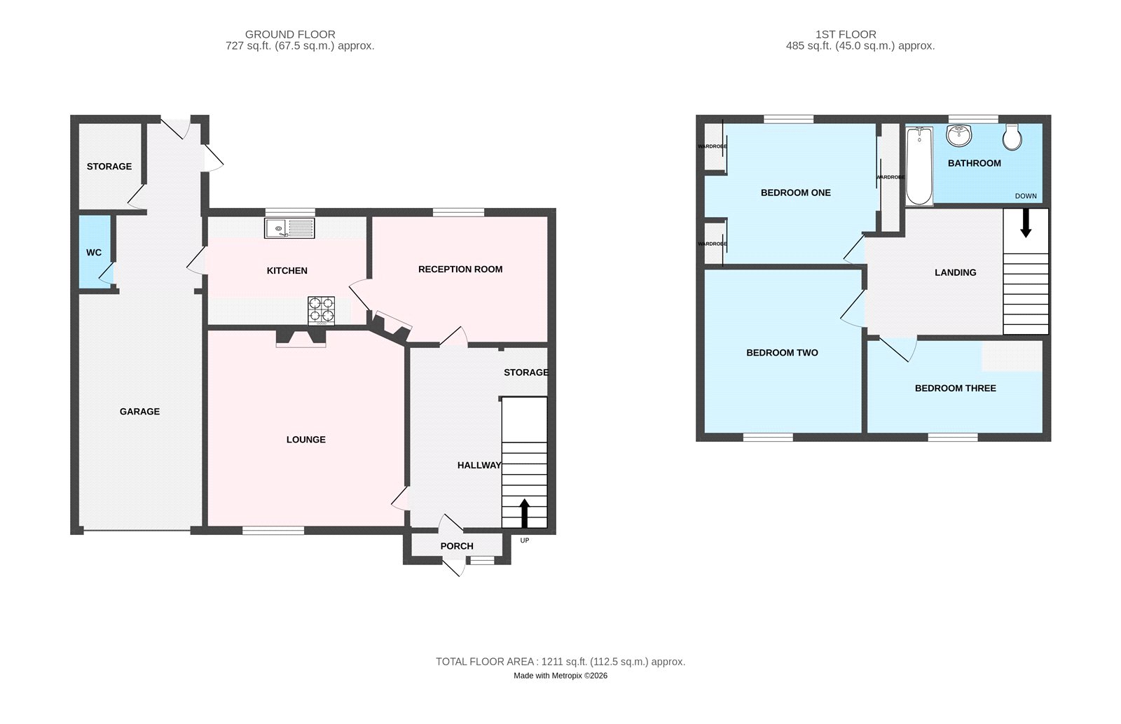 16, Eastcroft Road, Wolverhampton floorplan