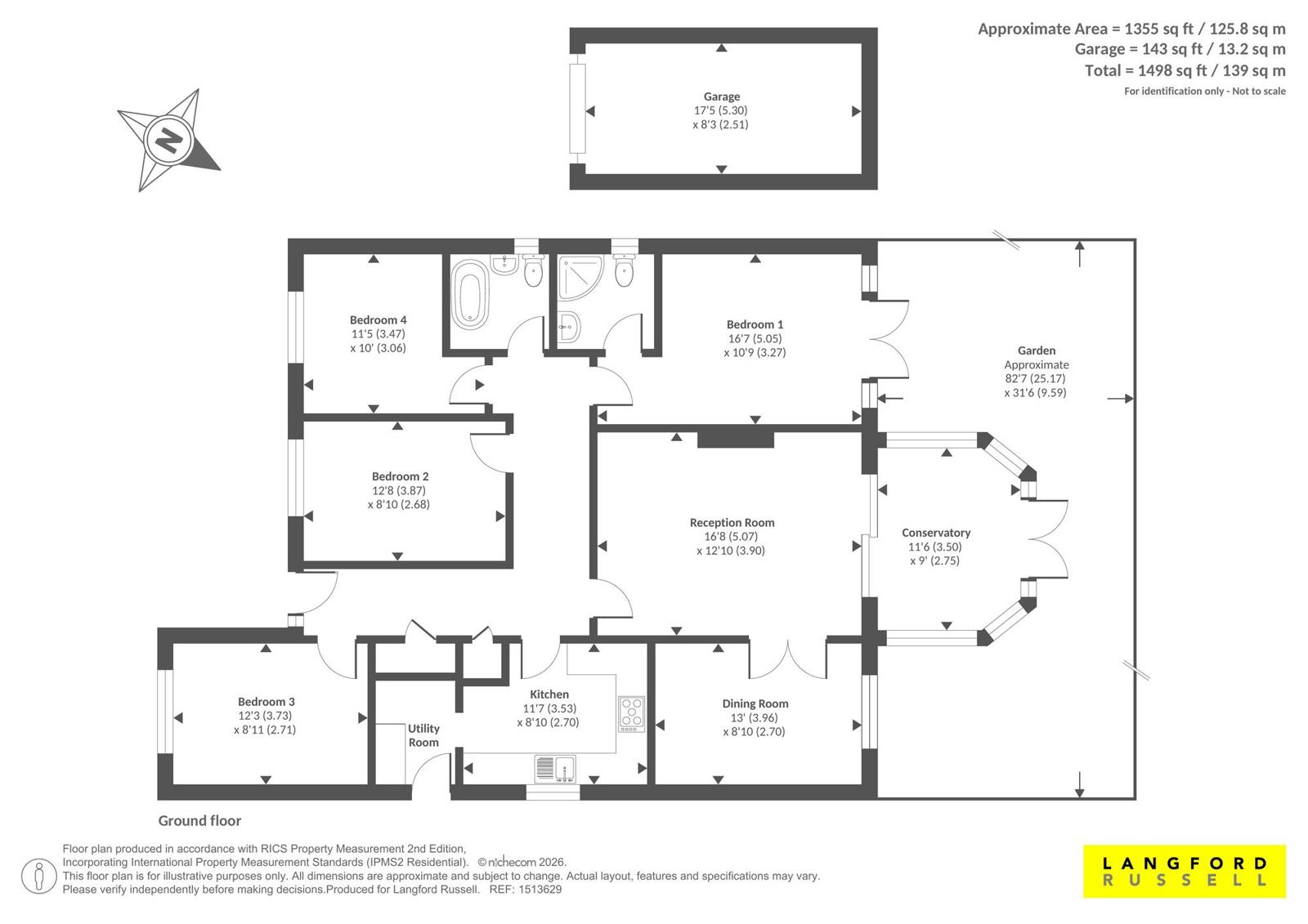 Windward,, Rushetts Road, Sevenoaks floorplan