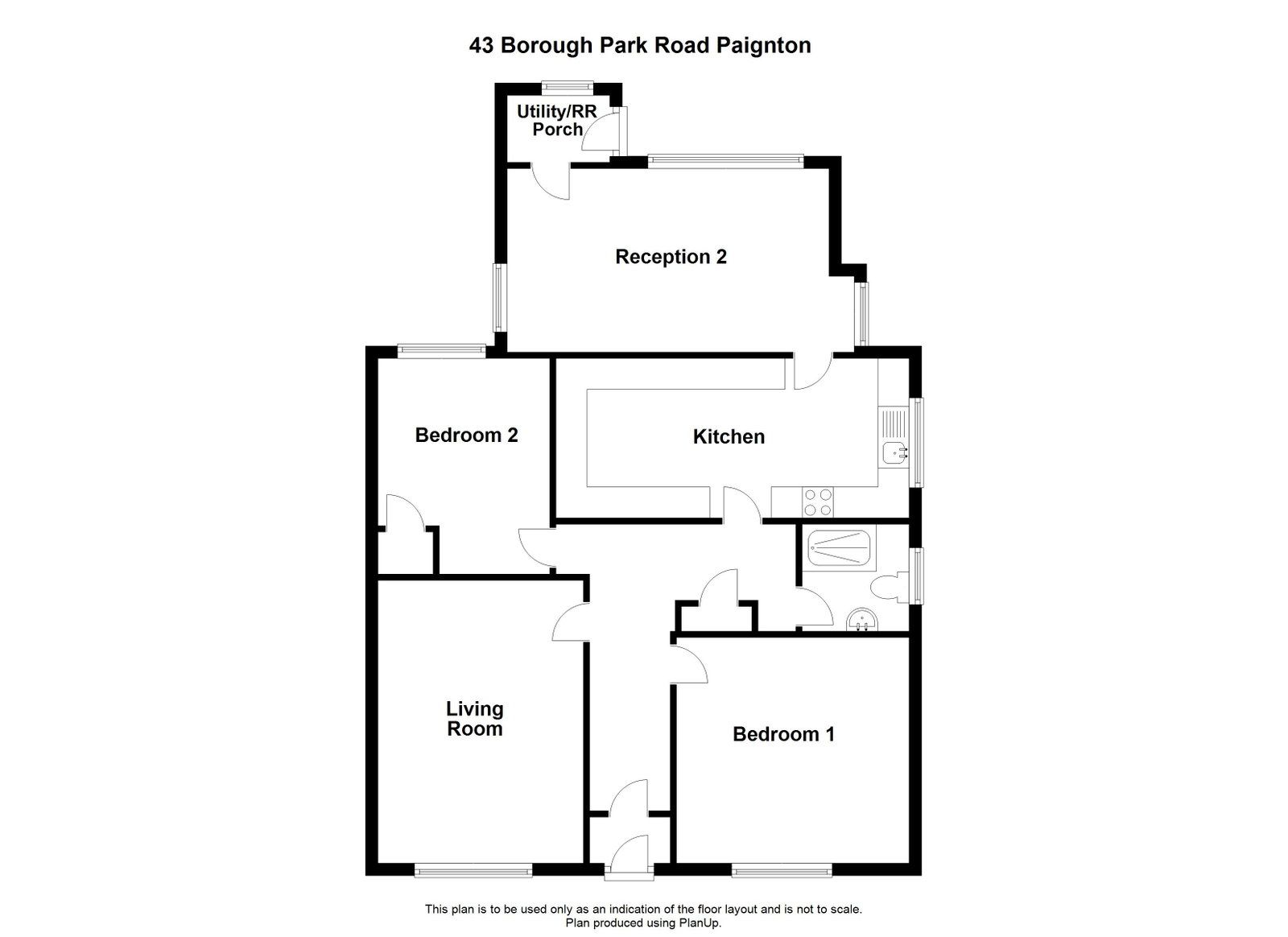 43, Borough Park Road, Paignton floorplan
