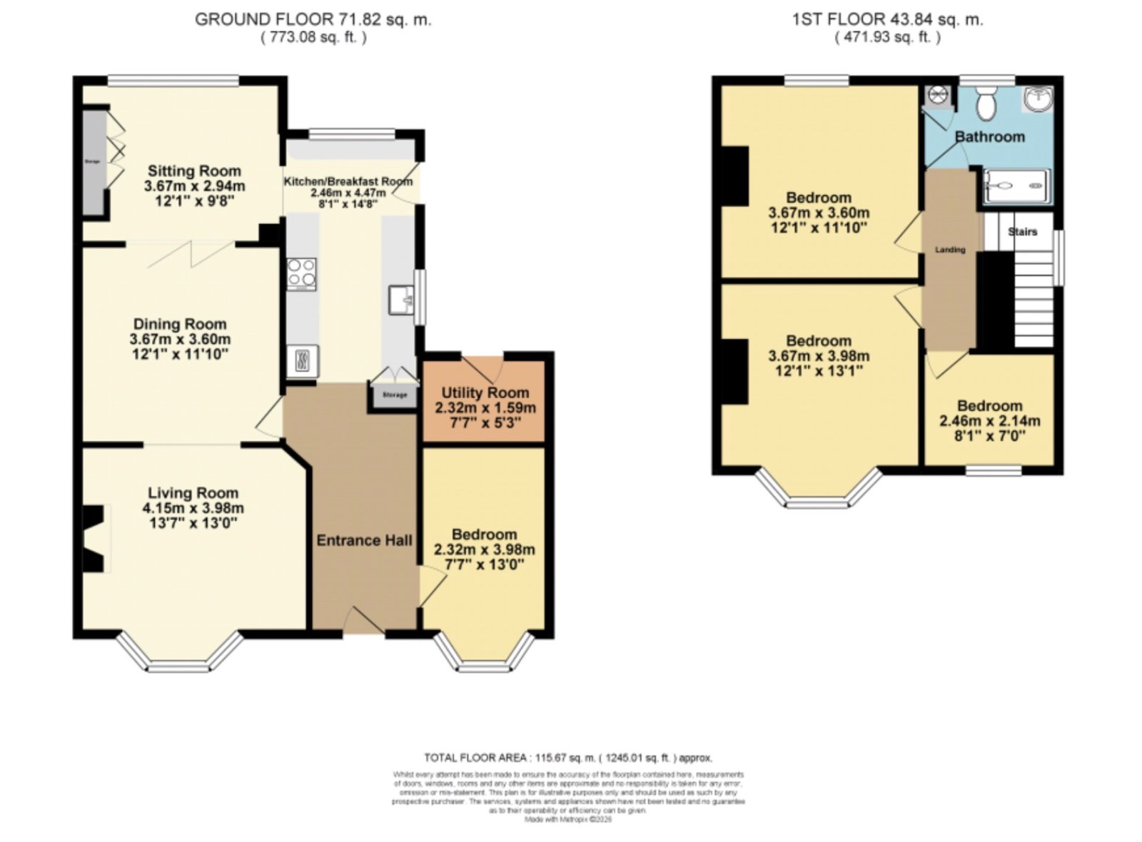 27, George V Avenue, Kent floorplan