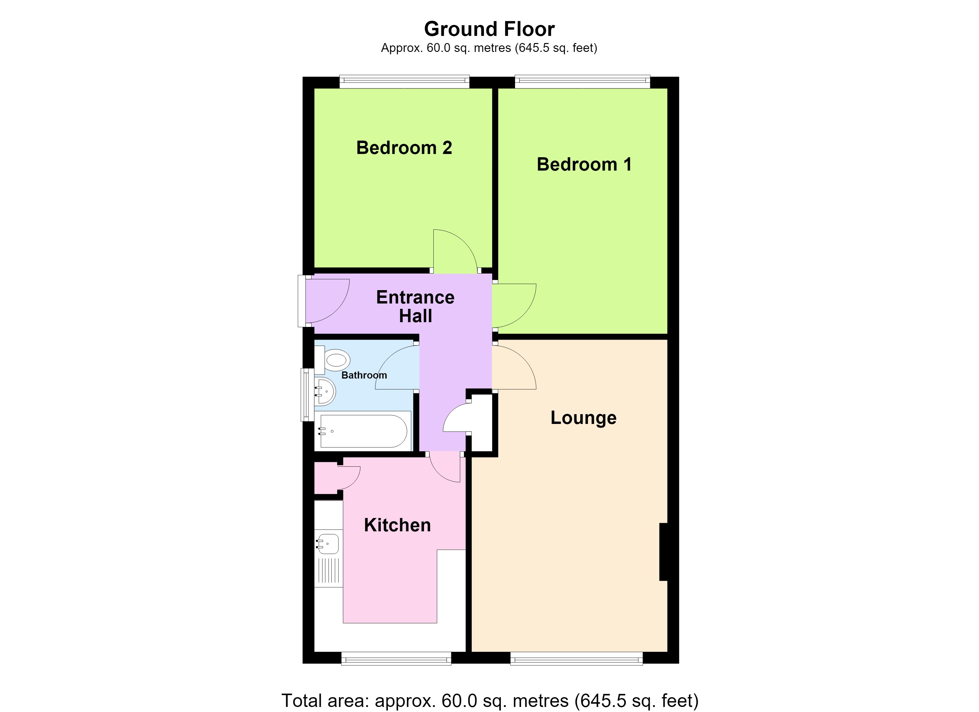 8, Broom Close, Doncaster floorplan