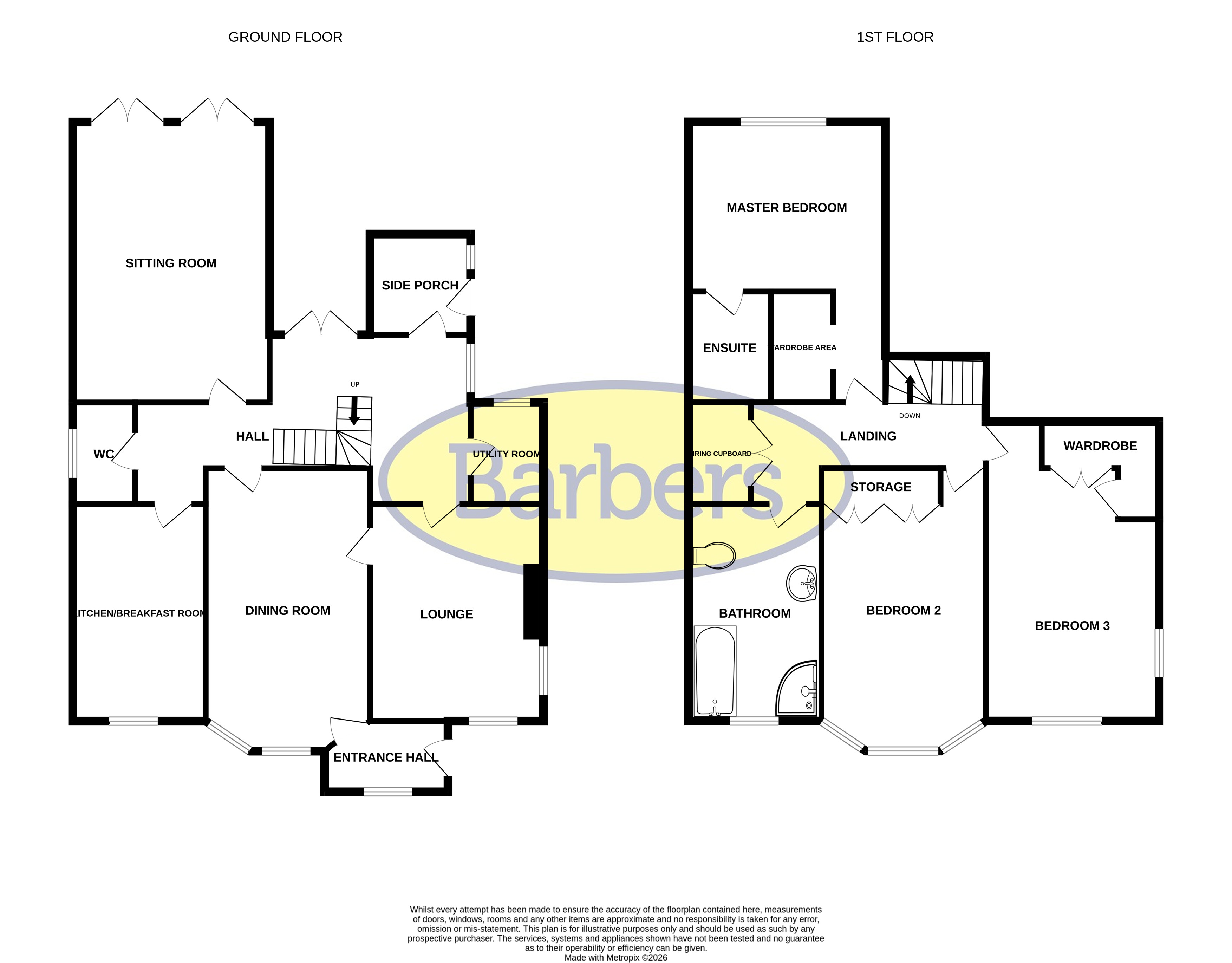 The Old Court House, Old Hall Street, Malpas floorplan