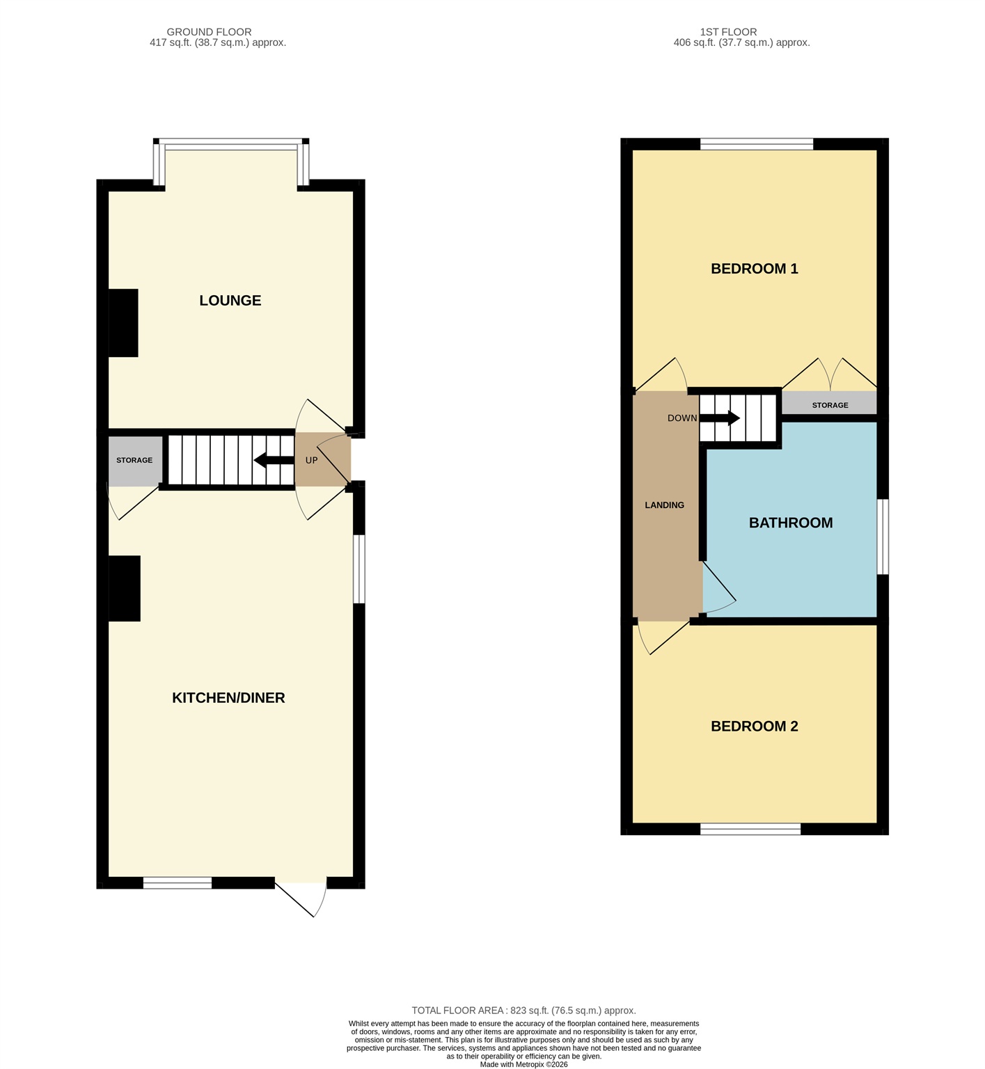 30, Underwood Road, Kettering floorplan