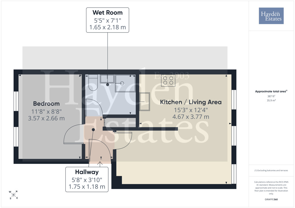 Flat 1, Old Tannery Court, Severnside South, BEWDLEY floorplan
