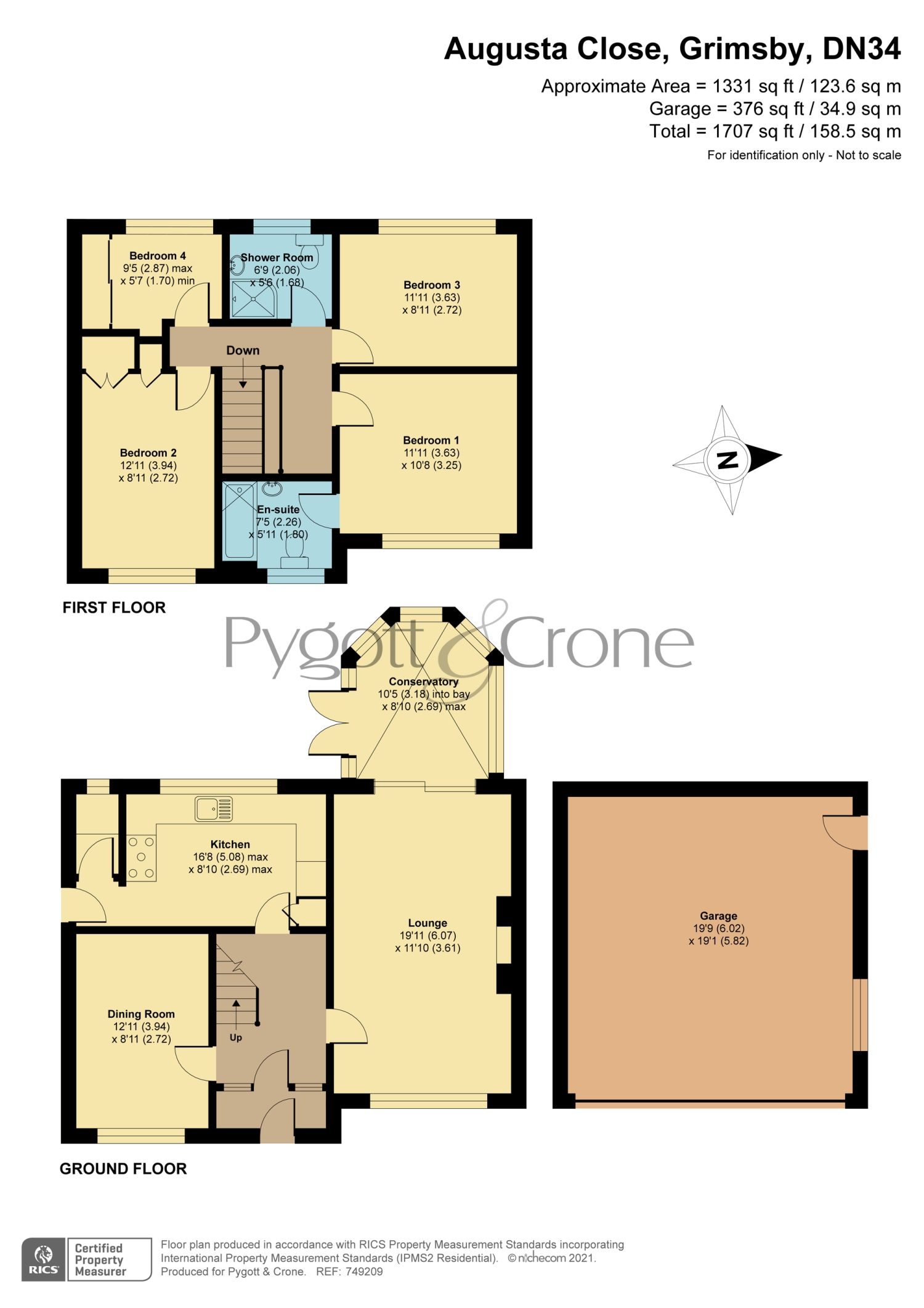 22, Augusta Close, Grimsby floorplan