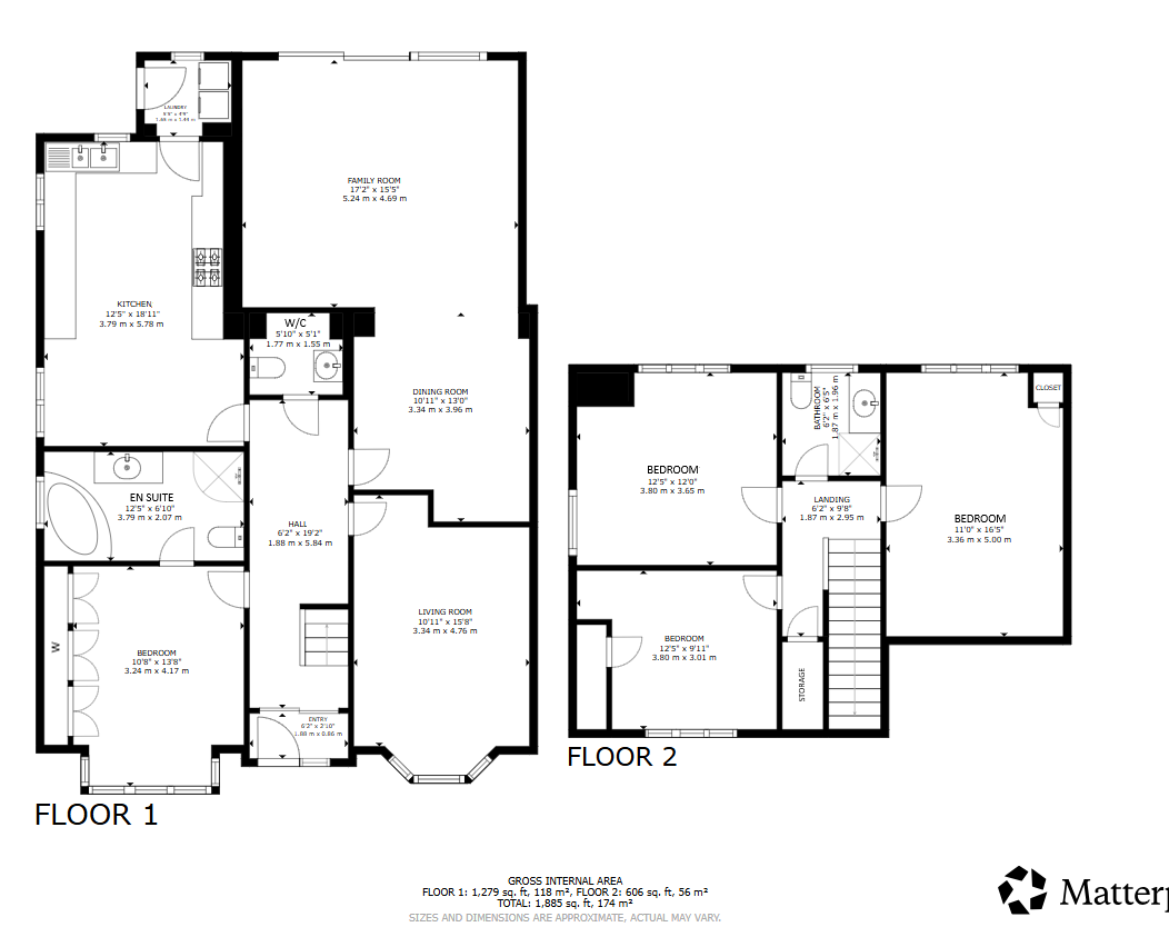 75, Woodvale Avenue, Glasgow floorplan