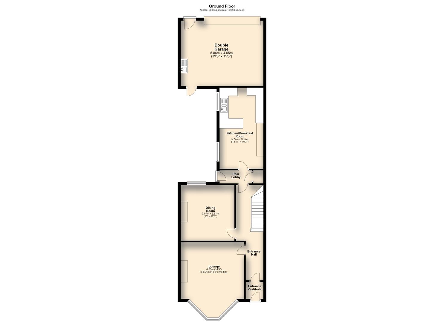 90, Lipson Road, Plymouth floorplan
