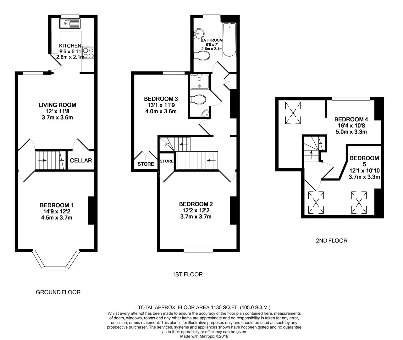 Springvale Road, Sheffield floorplan