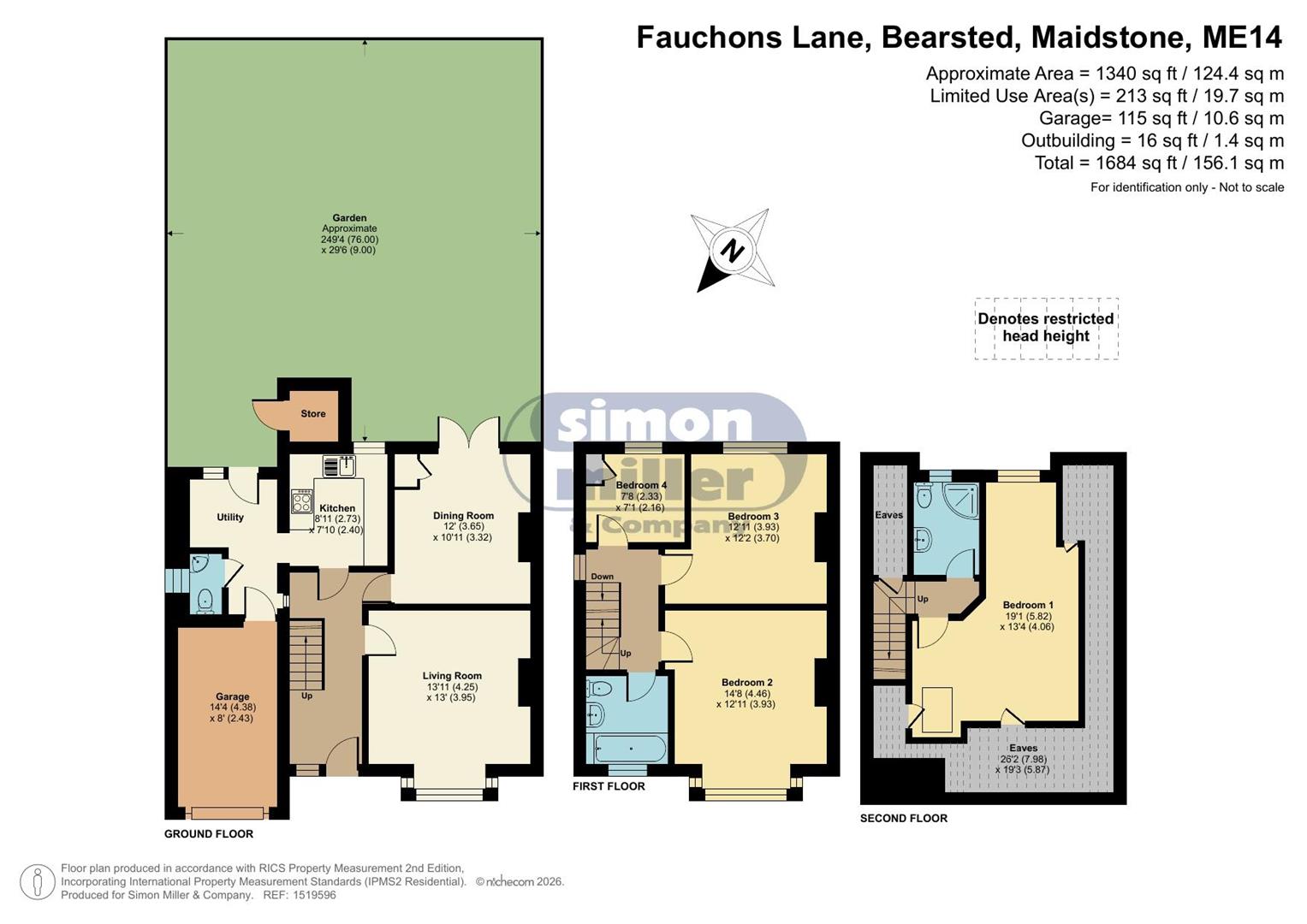 32, Fauchons Lane, Bearsted floorplan