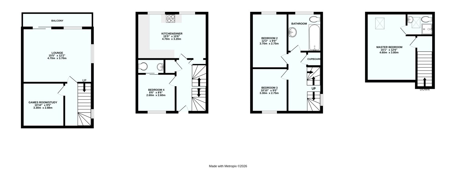 6E,, Mount Pleasant Road, Devon floorplan