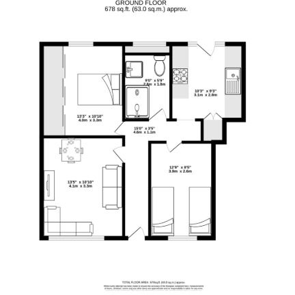 78, Northcroft, Slough floorplan