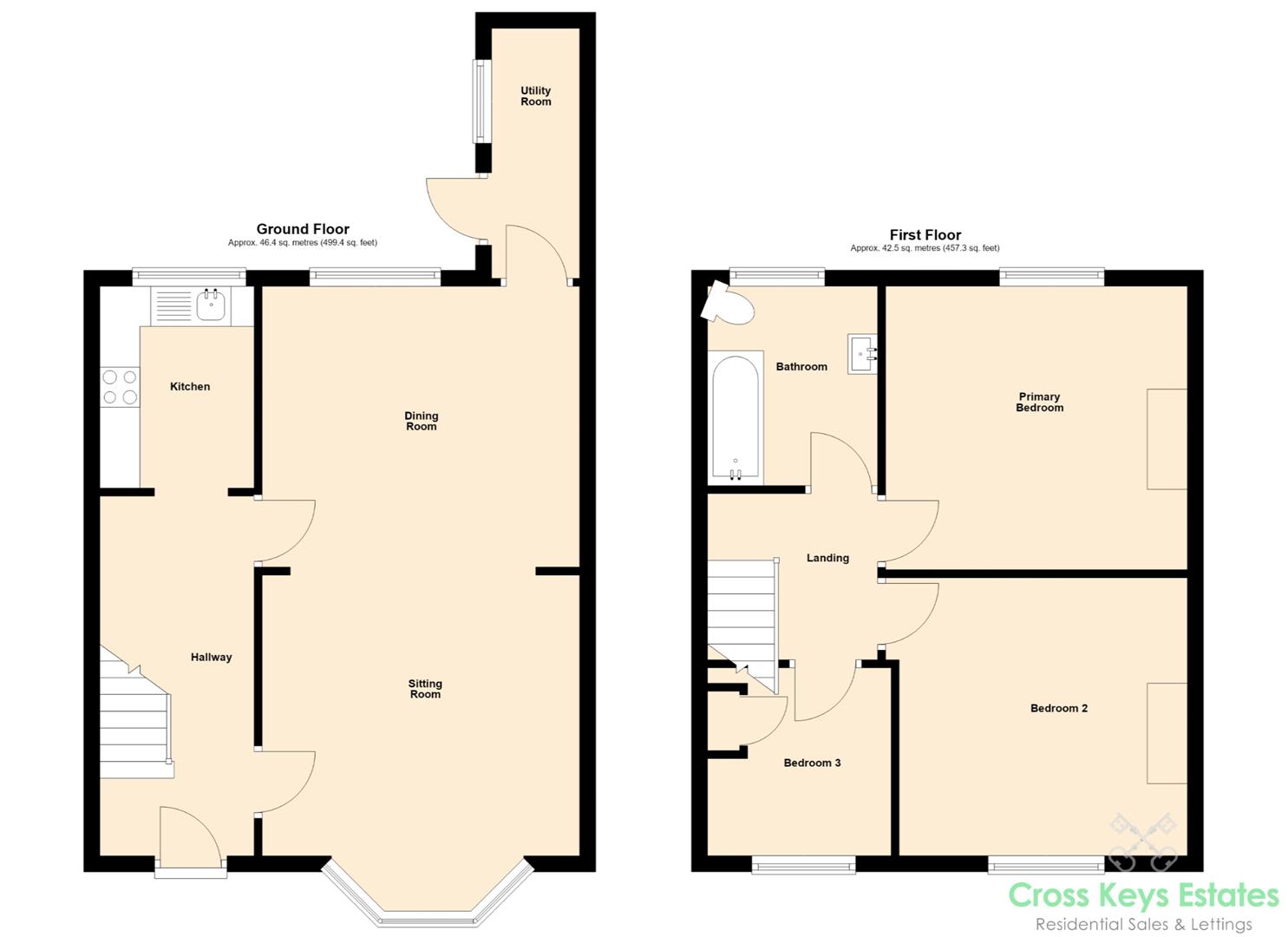 119, Browning Road, Plymouth floorplan