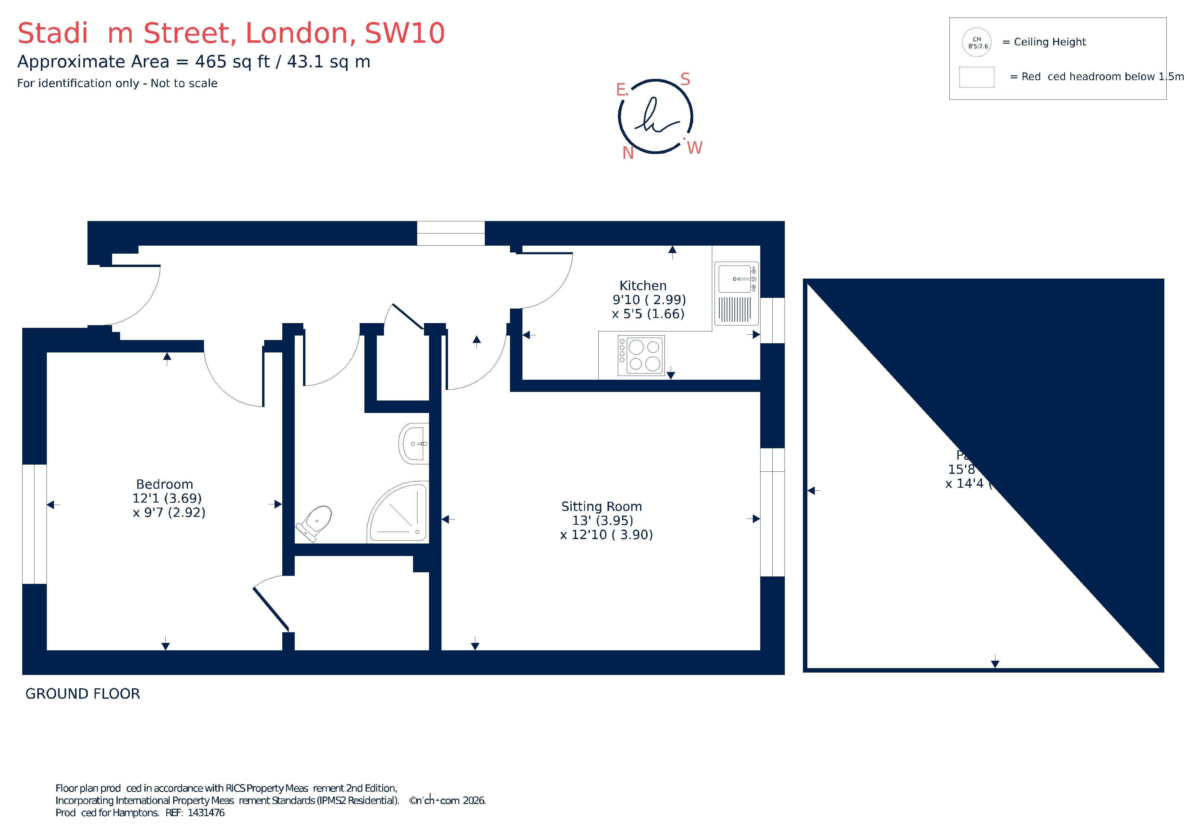 28, Stadium Street, London floorplan