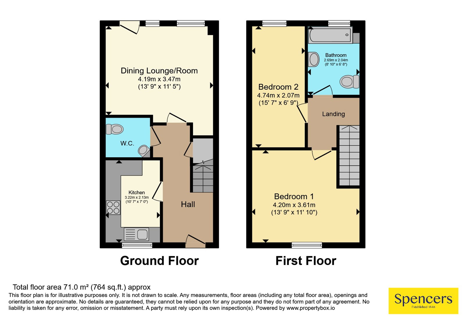 138, Brompton Road, Leicester floorplan