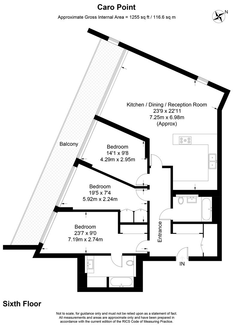 3 Bedrooms Flat to rent in Caro Point, Grosvenor Waterside, 5 Gatliff Road, Chelsea, London SW1W
