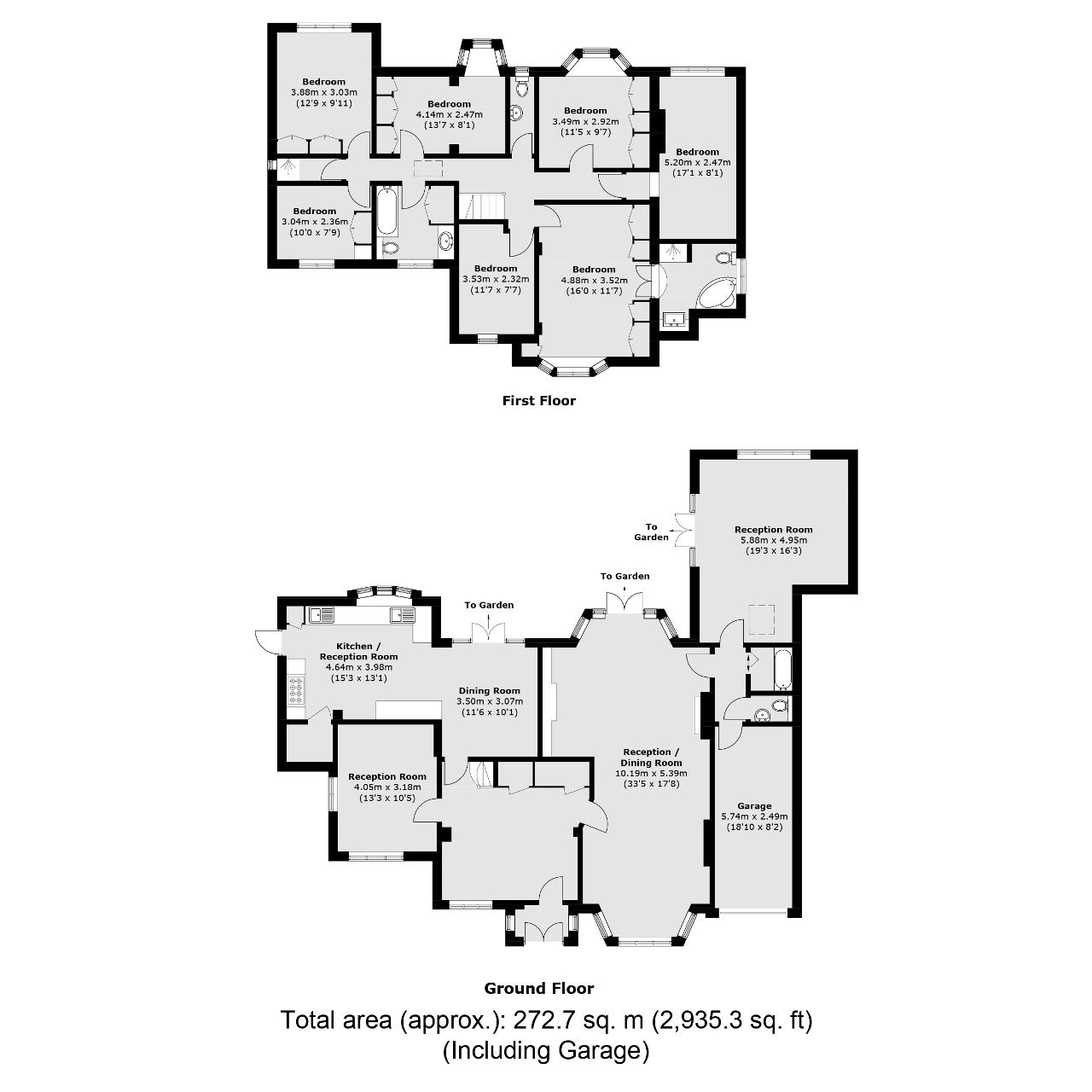 25, Carlton Close, Edgware floorplan